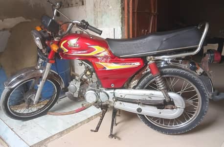 Honda CD 70 2013 For Sale Karachi Number 03162918168