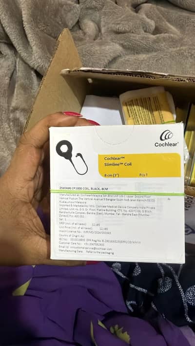 cochlear n7s cp1002 black coil 8cm