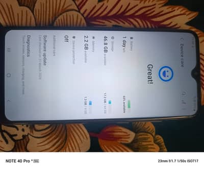 Samsung galaxy note 8 edge screen