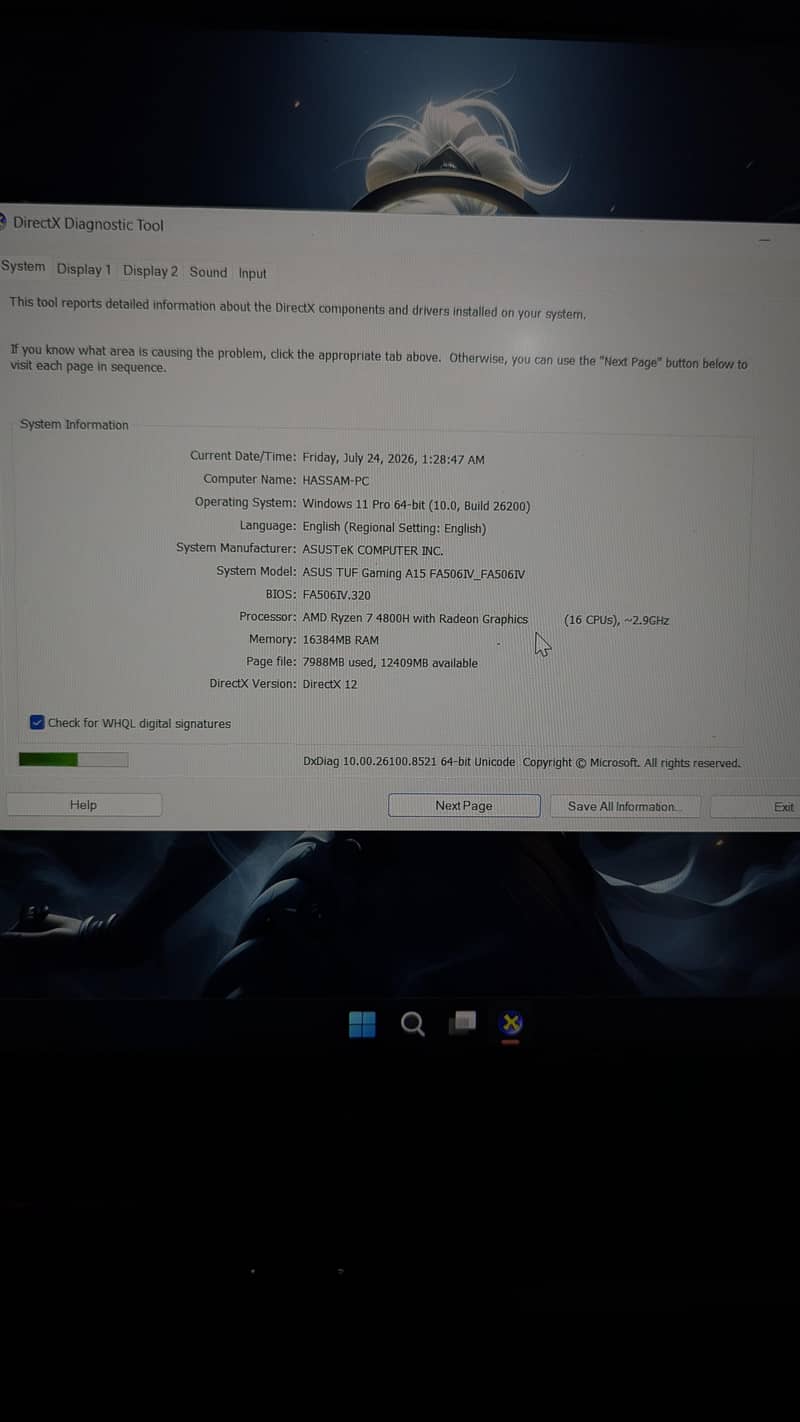 Asus tuff 2