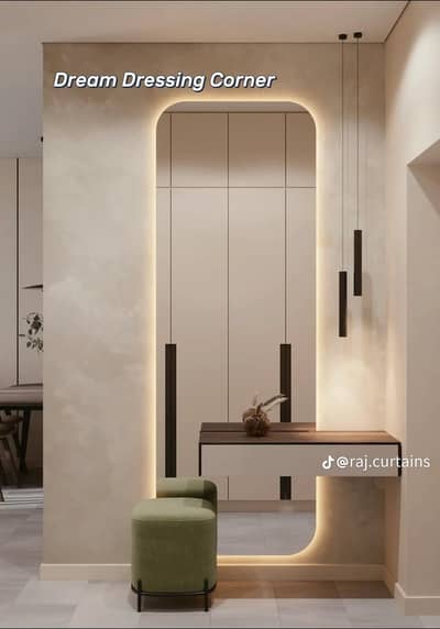 furniture bedroom and interior wall