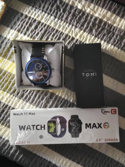 3 Imported Watches | TOMI + Twin Blade + Watch 11 Max | Box Open
