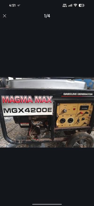 Magma Max MGX4200E Petrol Generator – Excellent Working Condition