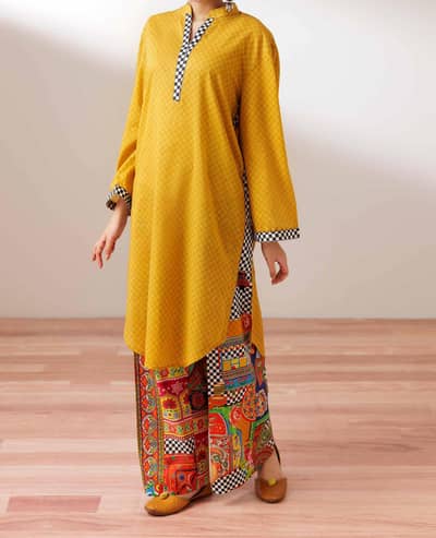 Nishat Lawn Suit (Stitched)