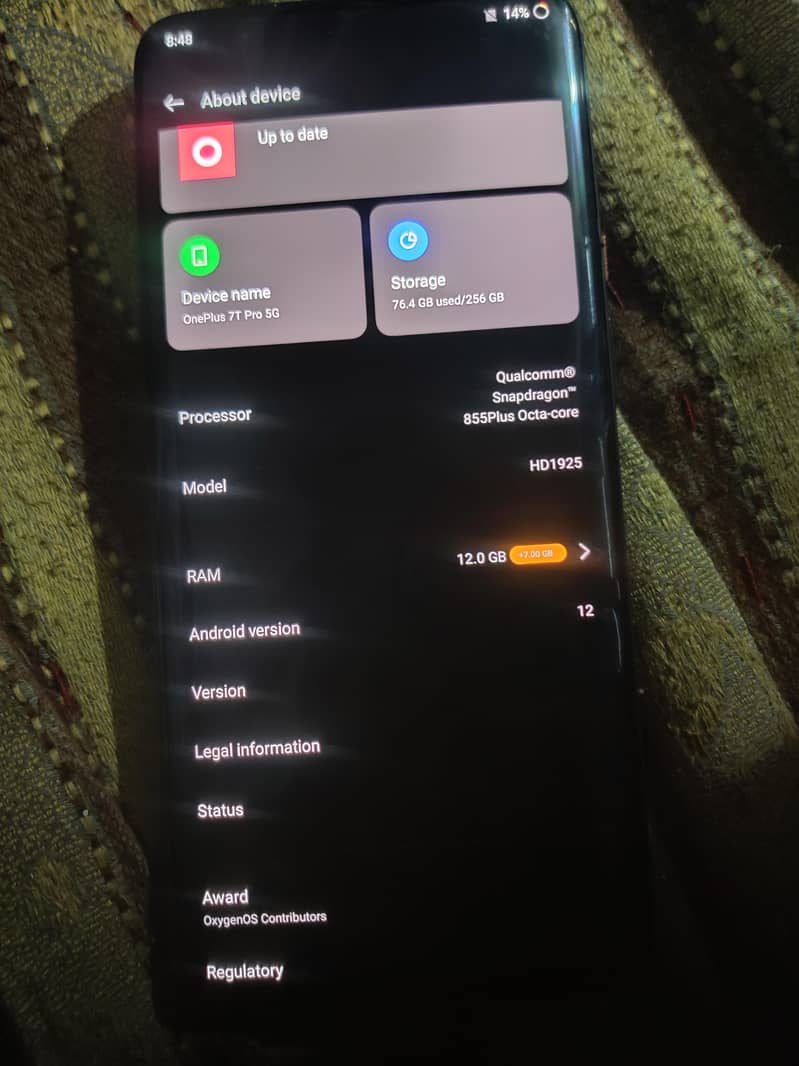 One Plus 7pro 5g 1