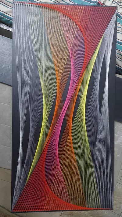 String Art | Wall Frame | 100cm * 50cm | Best for empty Bed walls