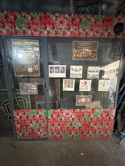 Premium Iron Shop Display Frame With Glass | Display Cabinet | Ready