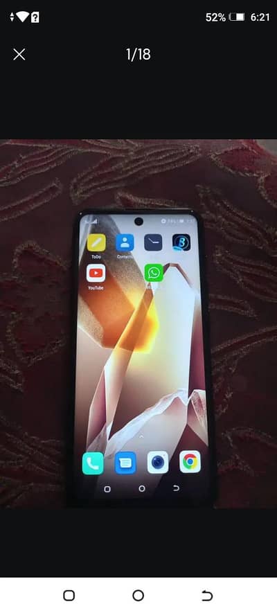exchange sale infinix note 50pr0 kit non pTa 8+8. . . 256