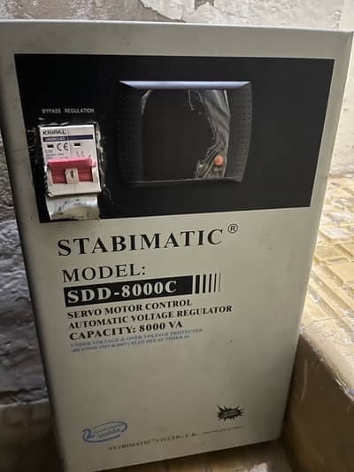 Stabimatic 8000 VA stabiliser