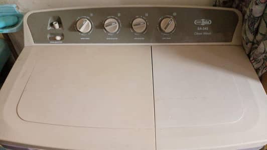 super asia sa-242 washing machine with dryer spinner 10/10