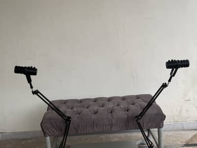 2 Jmary mics With Boya Stands