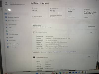 Microsoft Snapdragon X + 3.30 GHz Touch Screen 13 inches 16 GM