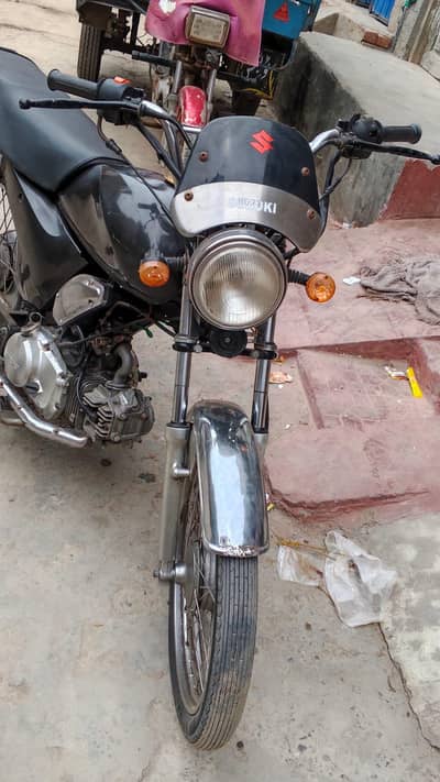 Suzuki bike red colour