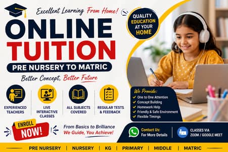 Online Tuition Center at Best Rate