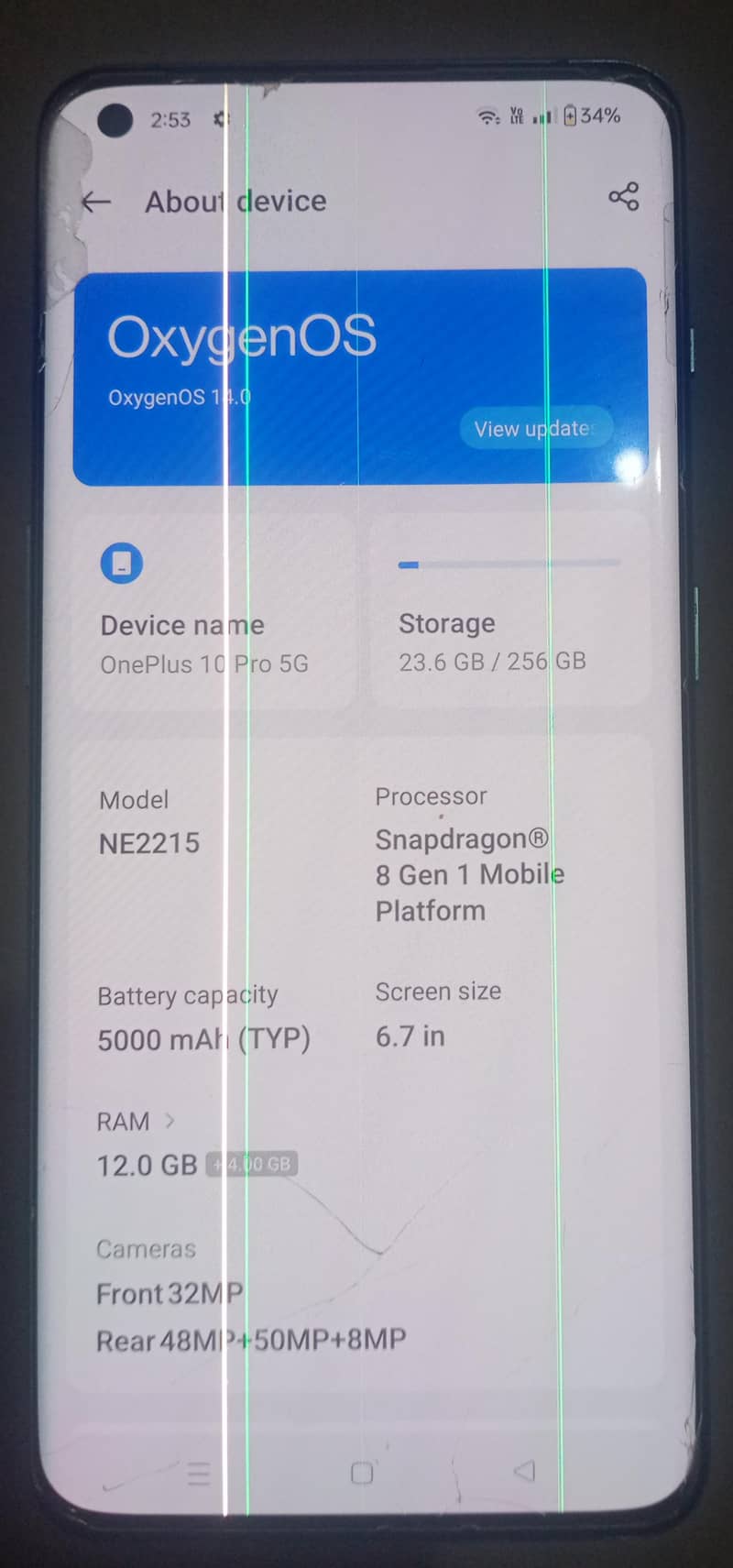 One Plus 10 Pro 6