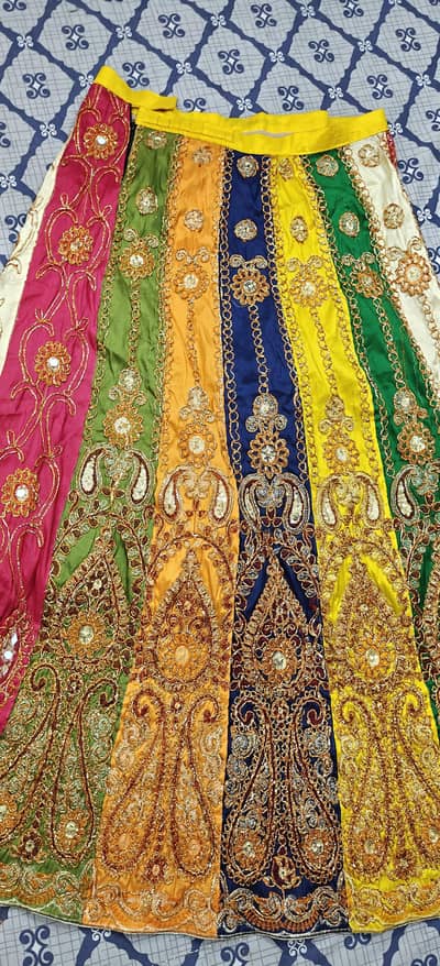 Modern Mehndi Dress for Sale