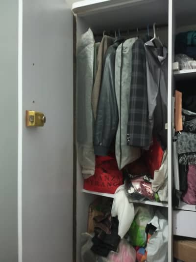 2 door 2 white wardrobes cupboards or almira