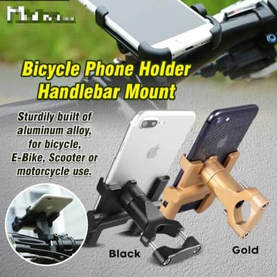 Universal Bike Mobile Stand Metal Body 360 Degree Rotating