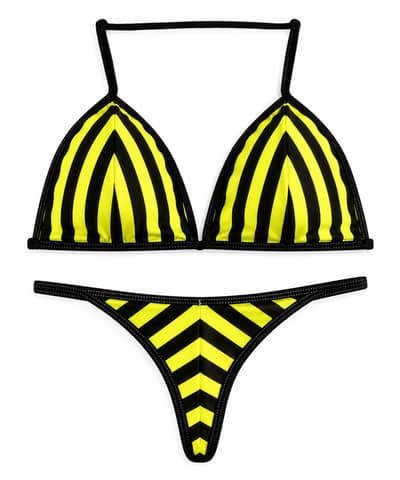 Yellow Beach Bikini Set