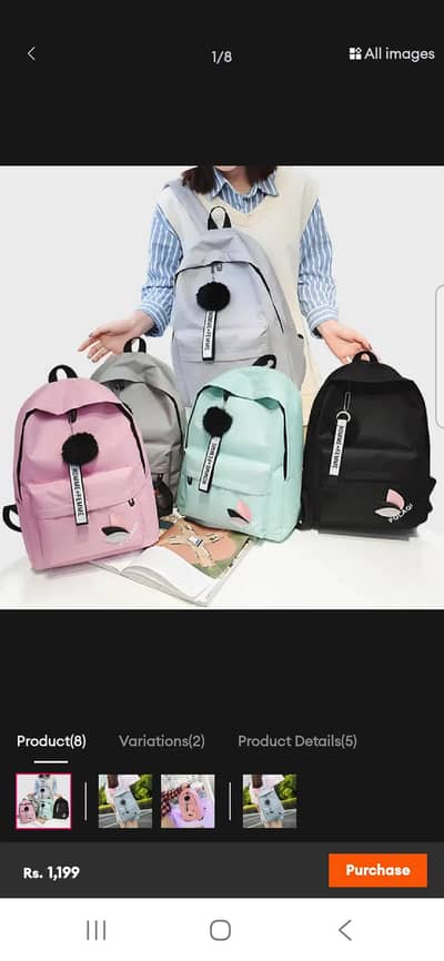 Dubai school bags sale only 999