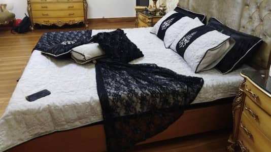 bridal bedsheet embroidered