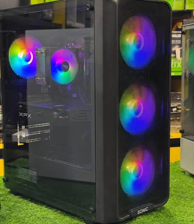 Ryzen 5 2600 + RX Series Budget Gaming PC Tower for Sale