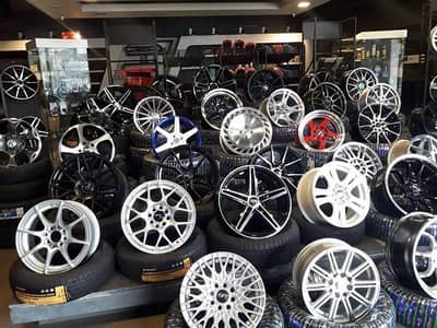 EVERY TYPE OF TYRES AND RIMS AVAILABLE ON LOW PRIZES