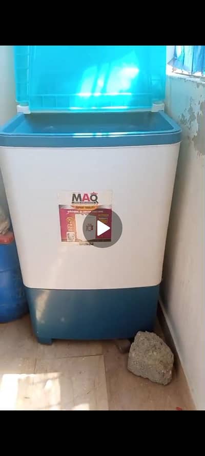 MAQ Washing Machine For Sale - 3 Months Used - Silver Motor - 10/10