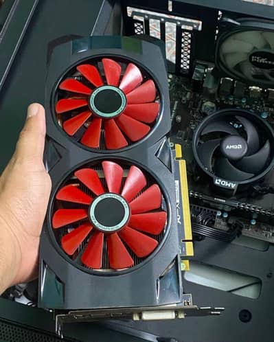 Xfx rx 570 red fan edition 10/10 working beast