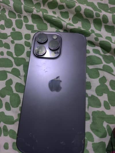 IPHONE 14 PRO MAX 125gb jv with box