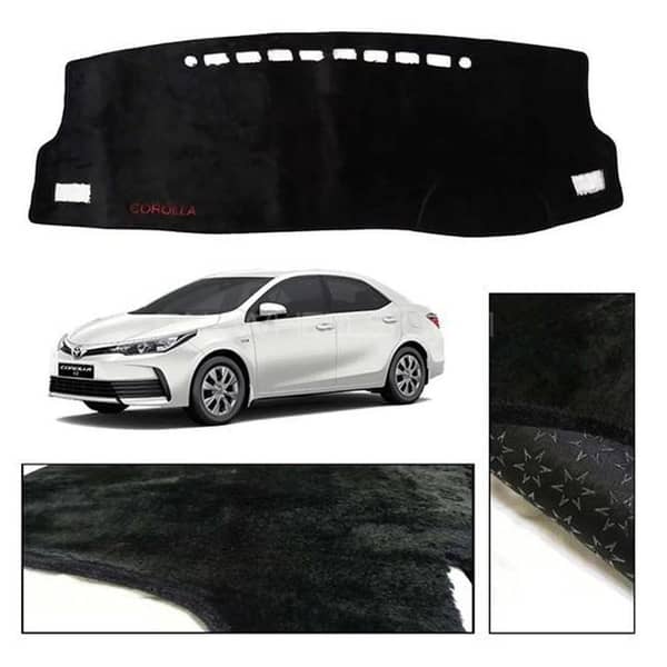 Toyota Corolla 2014-2023 Dashboard Velvet Matt Premium Quality Non Material