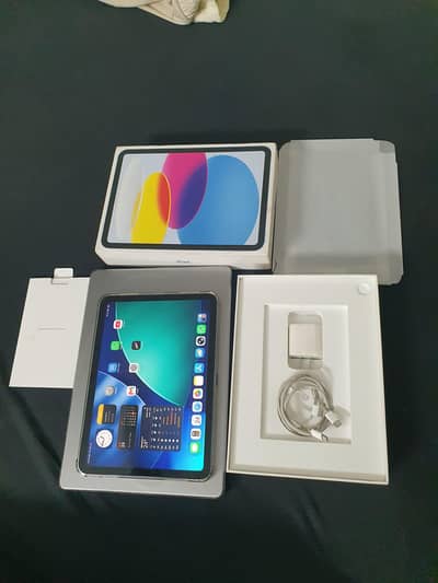 Apple iPad 10th Generation A14 64GB Blue Wifi+Cellular | Complete Box