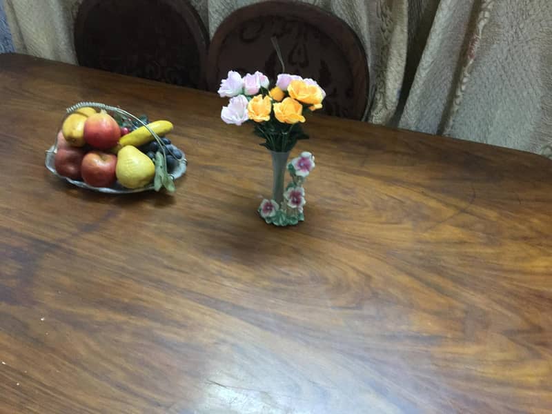  Solid Wooden 6-Seater Dining Table 2