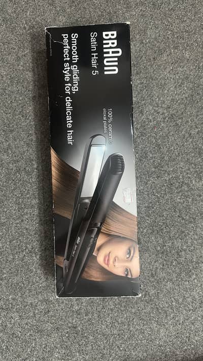 Braun Satin Hair 5 Hair Straightener| Excellent condition|original box