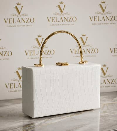 Luxury Box Clutch Bag for Ladies
