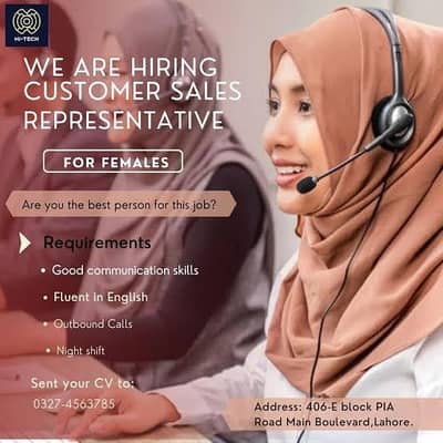 Staff required for Call Centre