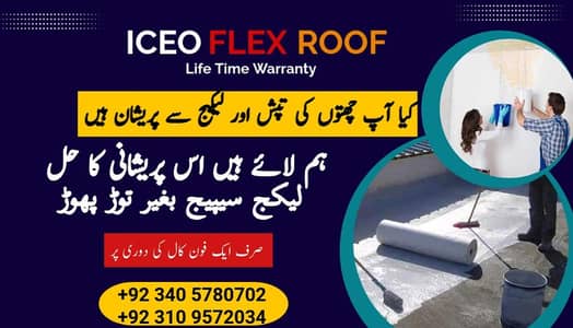 Roof waterproofing & heatproofing, water leakage, walls sepge solution