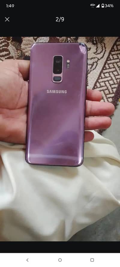 Samsung Mobile S9 Plus single sim P approved 6/256 just 1 dot all ok