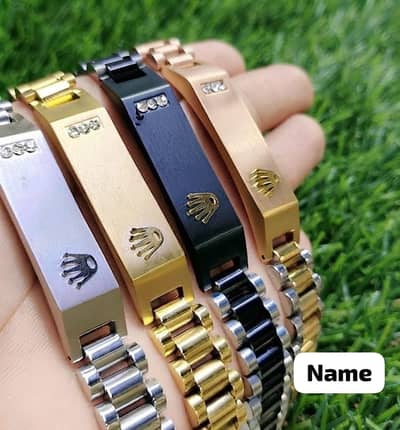 Customized Rolex Bracelet with Name for Boys and couples