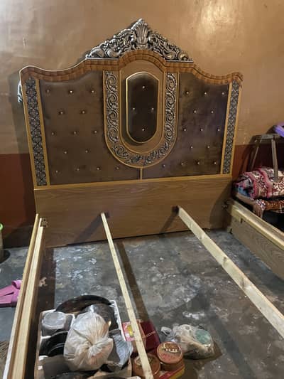 Bedroom Set for Sale – Bed + Dressing Table + 4 Door Wardrobe