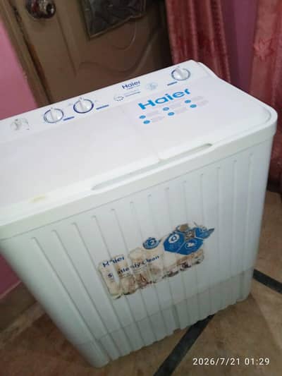 03181183461 Haier washing machine twin tub model number HWM75-AS