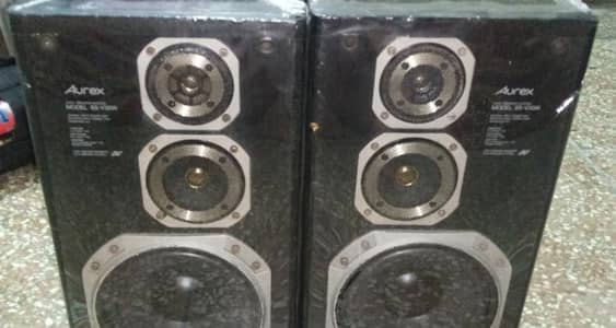 aurex speaker  woofer 8inch good sound oirignal japani 120watt120watt