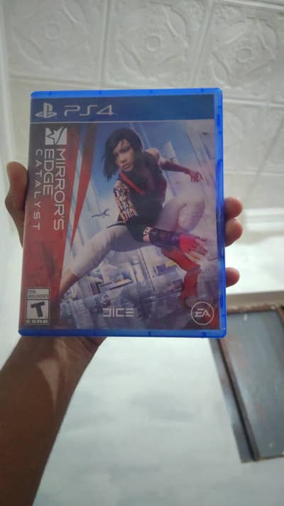 PS4 CD MIRROR EDGE GAME