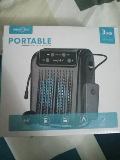 Greatnice Portable speaker with microphone
