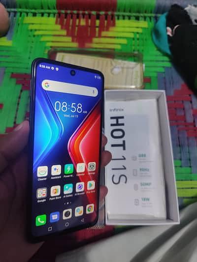 infinix Hot 11S 4+3GB Ram 128 GB Rom