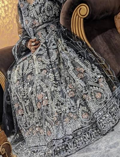 Net black maxi best for party wear and formal wear for wedding func