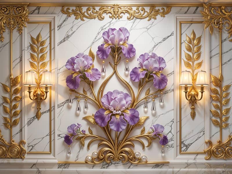 3D wallpaper matt flex jointless 0