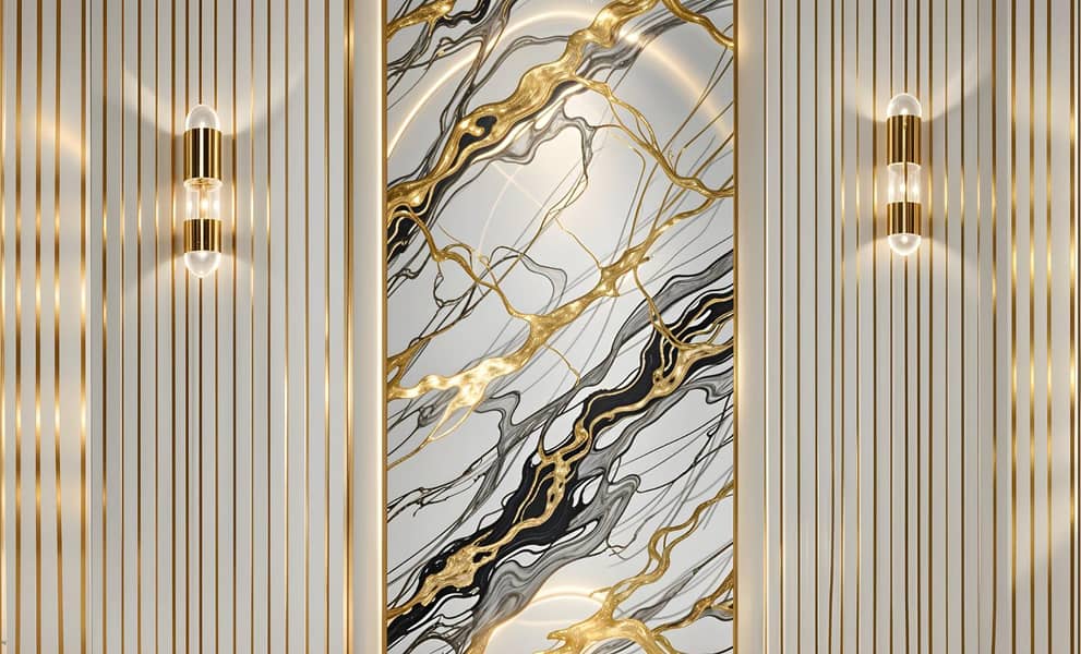 3D wallpaper matt flex jointless 2