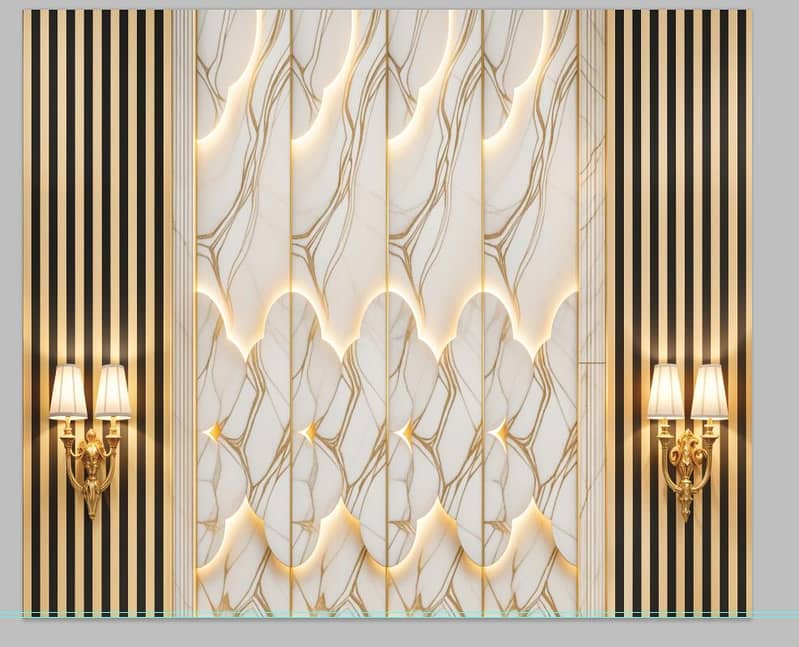 3D wallpaper matt flex jointless 6
