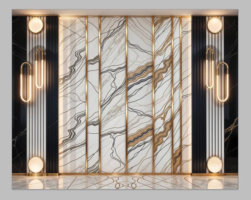 3D wallpaper matt flex jointless 11